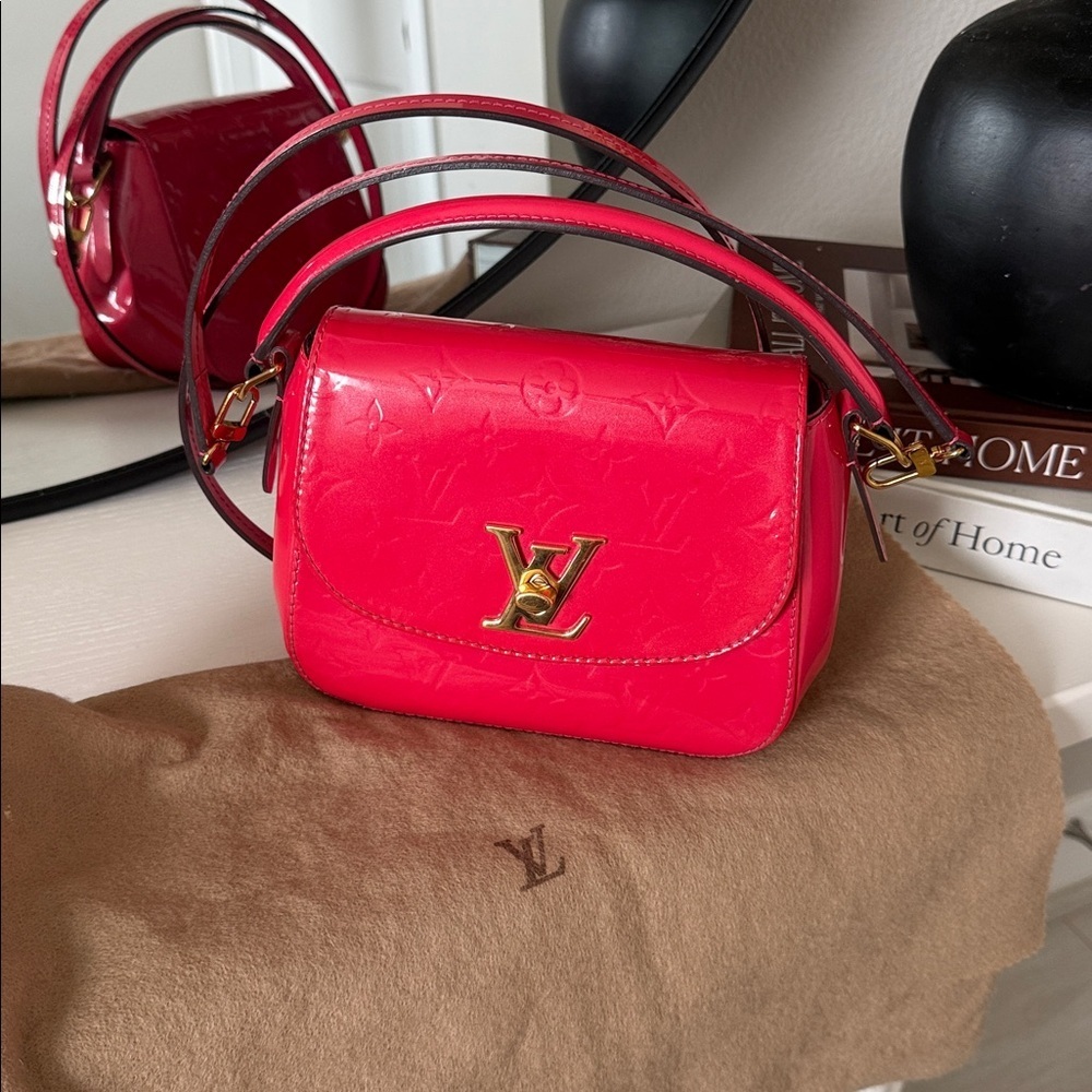 Louis Vuitton Pasadena Handbag Red AUTHENTIC #SR2156 - Picture 15 of 15